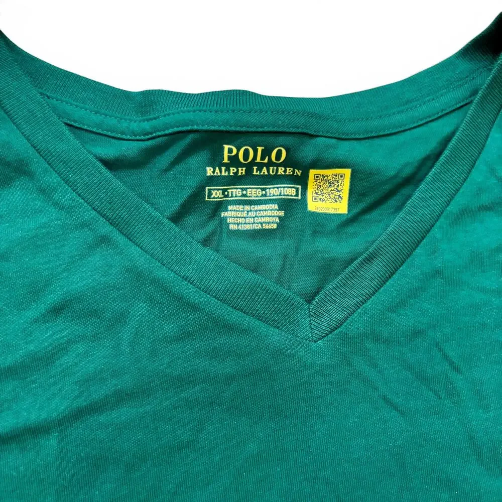 NWOT Polo Ralph Lauren Men’s Size XXL Green Short Sleeve Tee Pony Logo